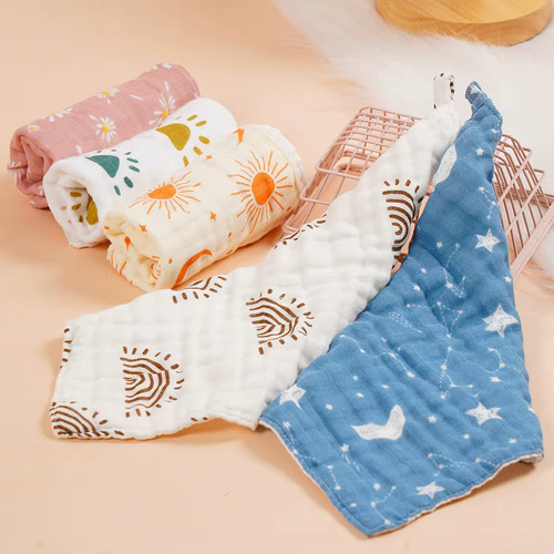 10x weiße baby musselin - weiße,