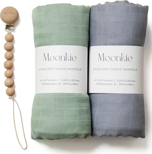 Moonkie muslin swaddle - muslin,
